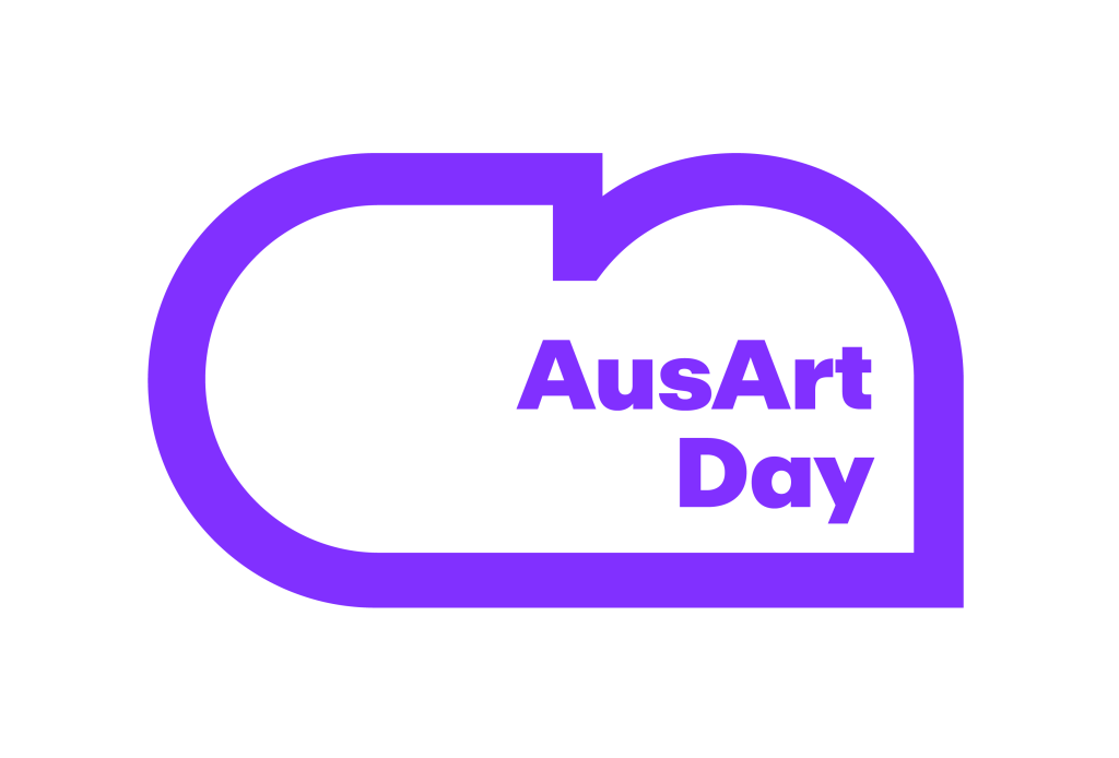 AusArts Day logo - purple